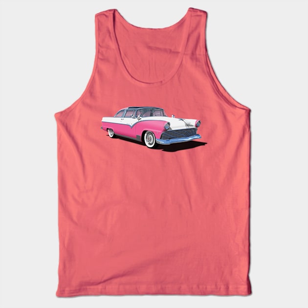 FORD Fairlane Crown Victoria Skyliner 1955 Tank Top by TheStuffInBetween